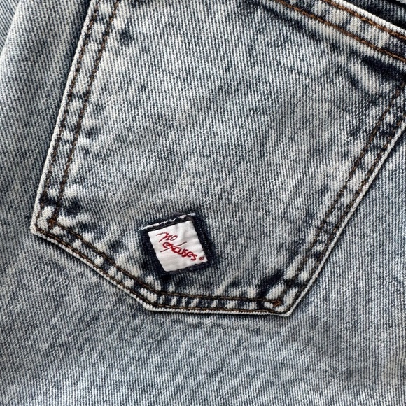 No Excuses 80s 90s Acid Wash Jeans - Picture 7 of 9